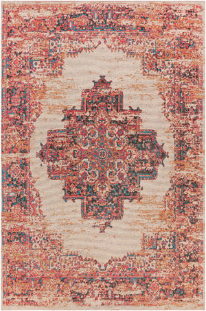Surya Amsterdam Ams-1002 2' X 3' Handmade Chenille-cotton Rug - Timeless Elegance For Your Home Decor Red Chenille,Polyester Ams1022-576