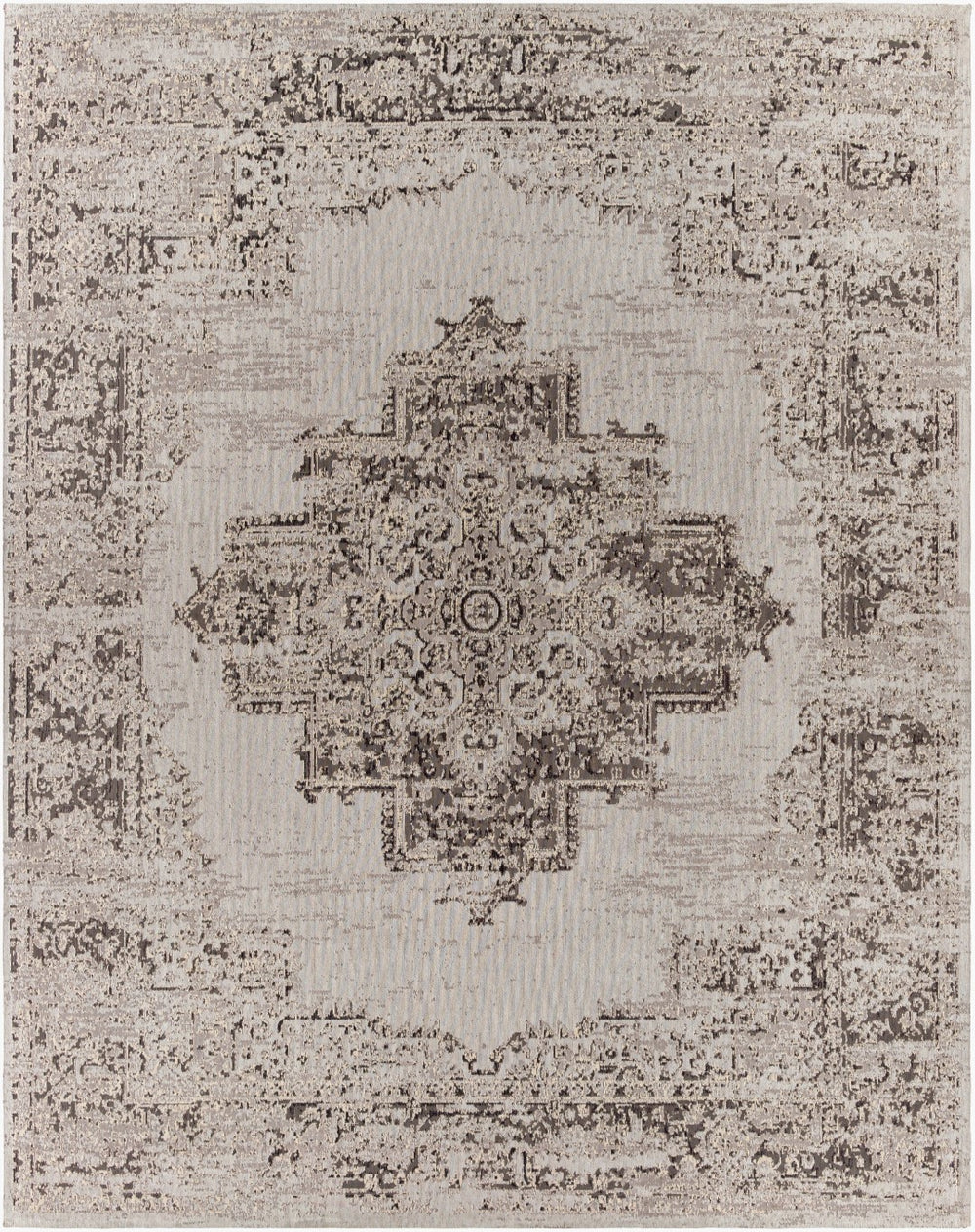 Surya Amsterdam Ams-1002 2' X 3' Handmade Chenille-cotton Rug - Timeless Elegance For Your Home Decor Light Gray Chenille,Polyester Ams1023-23