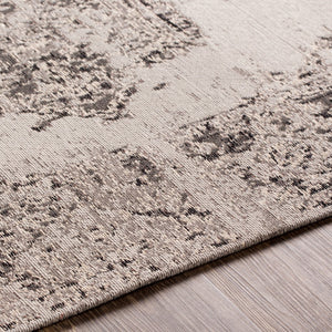 Surya Amsterdam Ams-1002 2' X 3' Handmade Chenille-cotton Rug - Timeless Elegance For Your Home Decor Light Gray Chenille,Polyester Ams1023-23