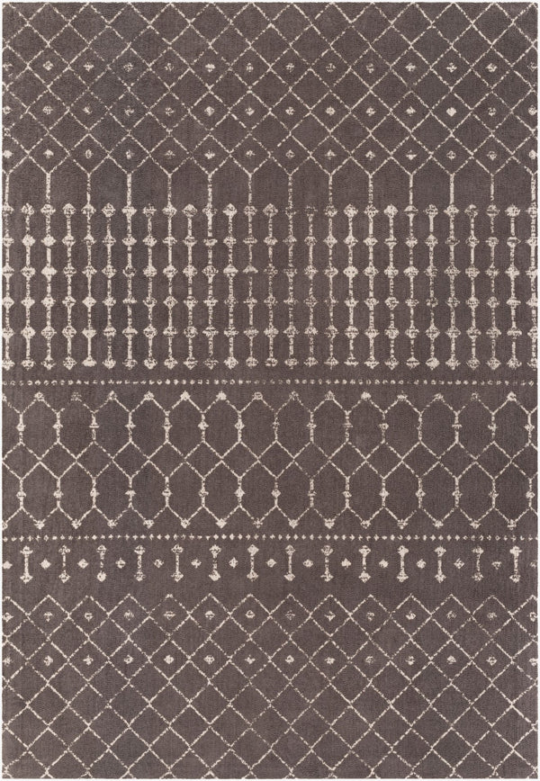 Surya Amsterdam Ams-1002 2' X 3' Handmade Chenille-cotton Rug - Timeless Elegance For Your Home Decor Charcoal Cotton Ams1026-576