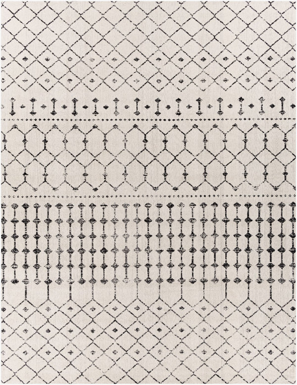 Surya Amsterdam Ams-1002 2' X 3' Handmade Chenille-cotton Rug - Timeless Elegance For Your Home Decor Black Cotton Ams1027-23