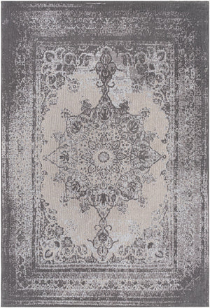Surya Amsterdam Ams-1002 2' X 3' Handmade Chenille-cotton Rug - Timeless Elegance For Your Home Decor Charcoal Chenille,Polyester Ams1029-23