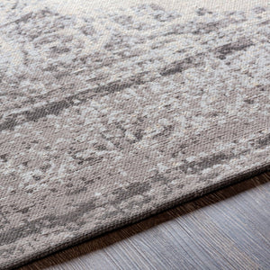 Surya Amsterdam Ams-1002 2' X 3' Handmade Chenille-cotton Rug - Timeless Elegance For Your Home Decor Charcoal Chenille,Polyester Ams1029-23