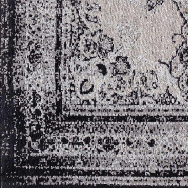 Surya Amsterdam Ams-1002 2' X 3' Handmade Chenille-cotton Rug - Timeless Elegance For Your Home Decor Black Chenille,Polyester Ams1030-23