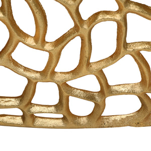 English Elm Christopher Knight Home® - MESH Gold Coffee Table - Handcrafted Aluminum Mesh Design, Modern Glam Centerpiece 27.5"W x12.5"H 66620.00