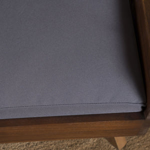 English Elm Christopher Knight Home® - SOLID Mid Century Acacia Wood Dog Bed with Water-Resistant Dark Grey Cushion, Durable Dark Oak Finish 61287.00