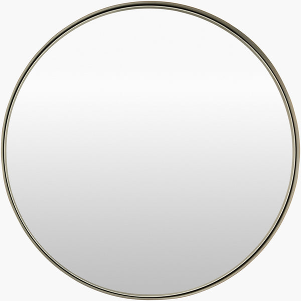 Surya Amvria 40"H X 30"W Art Deco Accent Mirror - Modern Geometric Wall Decor For Elegant Living Spaces Frame, Black Brass Amvr004-3636