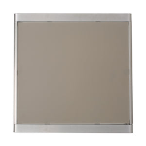 English Elm 43" Outdoor Tempered Glass Top Aluminum Bar Table Powder-coated for Patio Use 60013.00