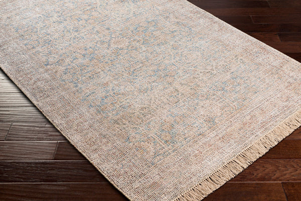 Surya Amasya 8' X 10' Handmade Area Rug – Elegant Indian Craftsmanship With Low-maintenance Design Blue Cotton,Polyester,Wool,Viscose Amy2303-23