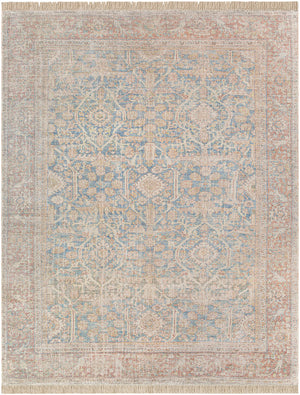 Amasya AMY-2303 8' x 10' Handmade Rug AMY2303-810  Blue, Sky Blue, Light Blue, Burgandy, Red, Light Gray Surya