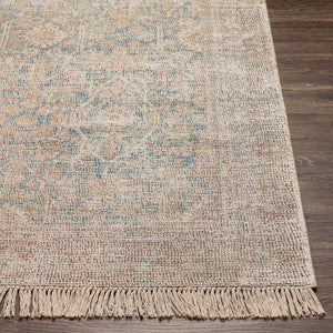 Amasya AMY-2303 8' x 10' Handmade Rug AMY2303-810  Blue, Sky Blue, Light Blue, Burgandy, Red, Light Gray Surya