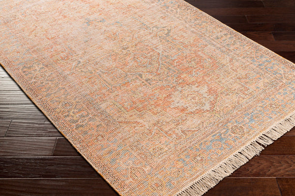 Surya Amasya 8' X 10' Handmade Area Rug – Elegant Indian Craftsmanship With Low-maintenance Design Red Cotton,Polyester,Wool,Viscose Amy2305-810