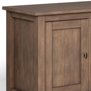 English Elm Warm Shaker 72" Tv Media Stand - Rustic Solid Wood With Storage & Cable Management For Modern Homes B136P159714-GIGA