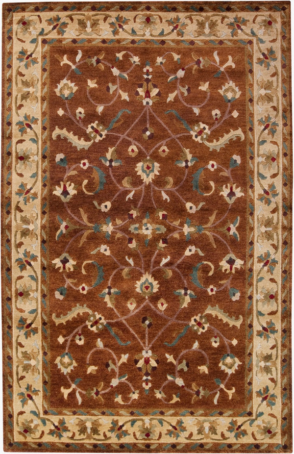 Surya Anastacia 2'6" X 10' Handmade New Zealand Wool Rug - Elegant, Durable, And Unique Art For Any Space! Brown Nz Wool Ana8403-811