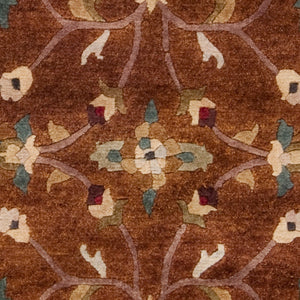 Surya Anastacia 2'6" X 10' Handmade New Zealand Wool Rug - Elegant, Durable, And Unique Art For Any Space! Brown Nz Wool Ana8403-2610