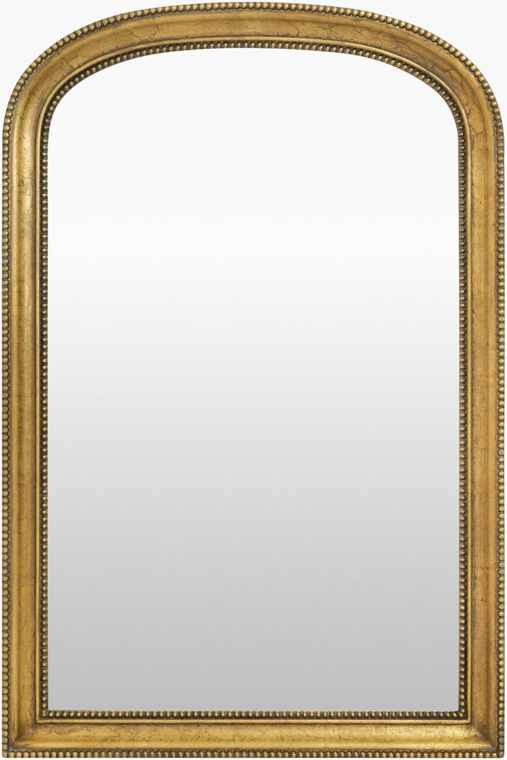 Surya Nalanda Carved Frame Mantel Mirror Traditional Wall Accent for Entryway or Fireplace ANAN002-3624