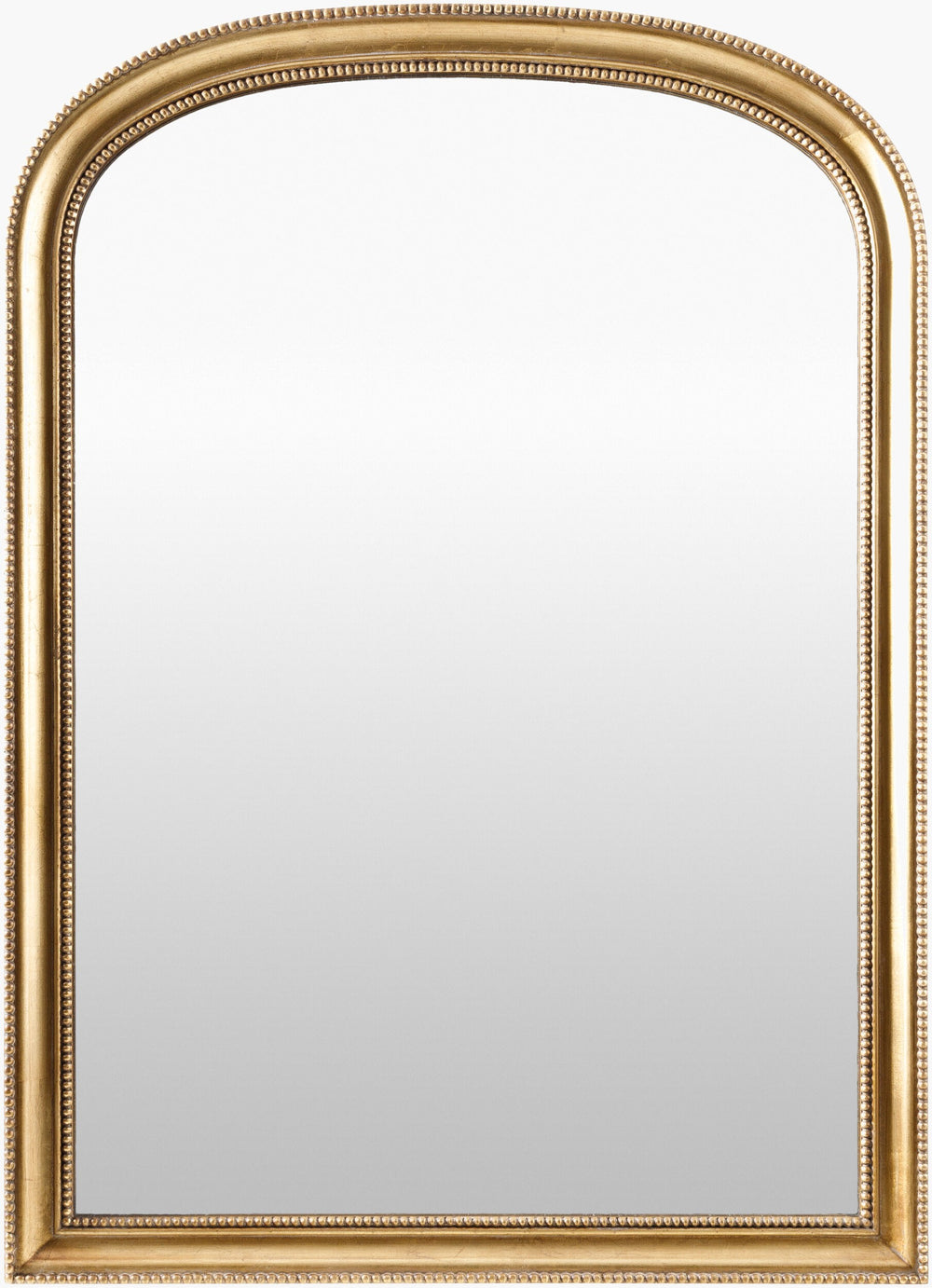 Surya Nalanda Elegant 42"H X 30"W Mantel Mirror – Traditional Wall Decor For Sophisticated Home Style Frame, Gold Manufactured Wood Anan002-4230