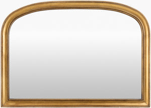 Surya Nalanda Wide Rectangular Mantel Mirror with Ornate Frame for Fireplace or Living Room ANAN005-2840