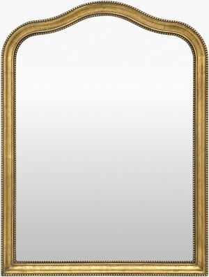 Surya Nalanda Ornate Carved Mantel Mirror Traditional Frame Fireplace Entryway Wall Accent ANAN008-4030