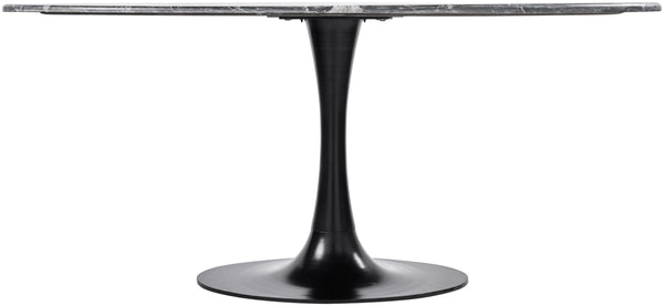Anatalia ANAT-004 30"H x 72"W x 36"D Dining Table ANAT-004  Top: Black; Base: Black Surya