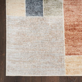 Nourison Astra Machine Washable ASW09 Machine Made Power-loomed Borderless Design Indoor Only Contemporary  Rug Multicolor, Multicolor 100% Polyester 99446122216