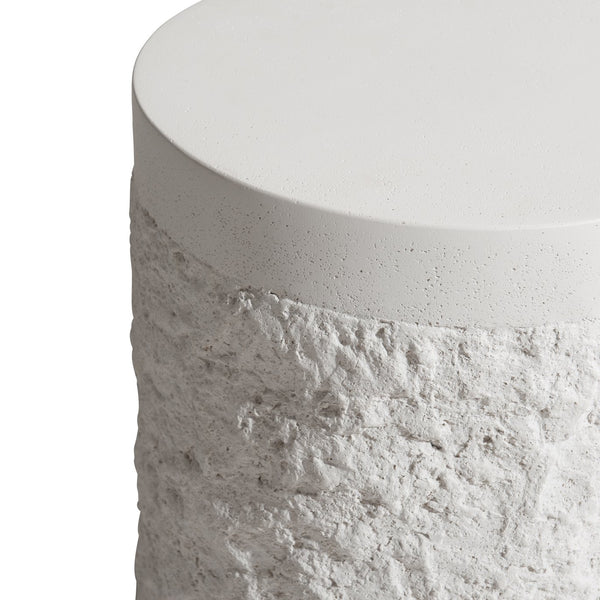 Bernhardt Bernhardt Pismo Seafoam Outdoor Accent Table — Compact 16" Square Stonecast Side Table For Patios X05114