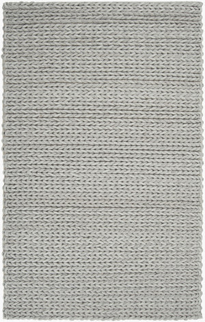 Surya Anchorage Anc-1000 2' X 3' Handmade High Pile Rug – Durable Wool & Viscose For Modern Décor Charm Light Gray Wool,Viscose Anc1001-58