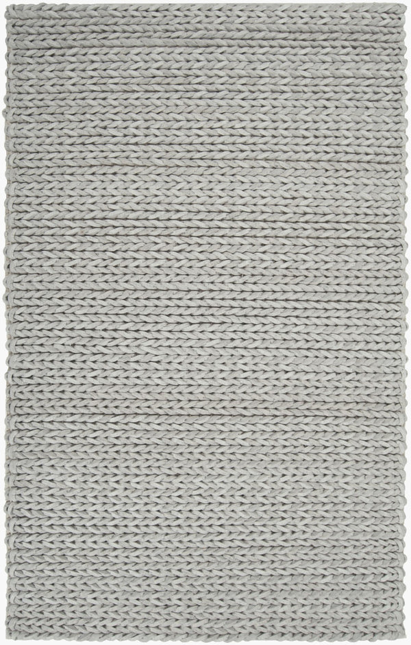 Surya Anchorage Anc-1000 2' X 3' Handmade High Pile Rug – Durable Wool & Viscose For Modern Décor Charm Light Gray Wool,Viscose Anc1001-58