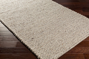 Surya Anchorage Anc-1000 2' X 3' Handmade High Pile Rug – Durable Wool & Viscose For Modern Décor Charm Charcoal Wool,Viscose Anc1006-23