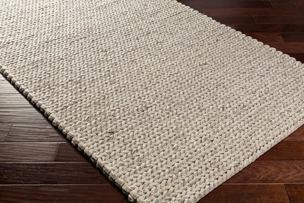 Surya Anchorage Anc-1000 2' X 3' Handmade High Pile Rug – Durable Wool & Viscose For Modern Décor Charm Charcoal Wool,Viscose Anc1006-23