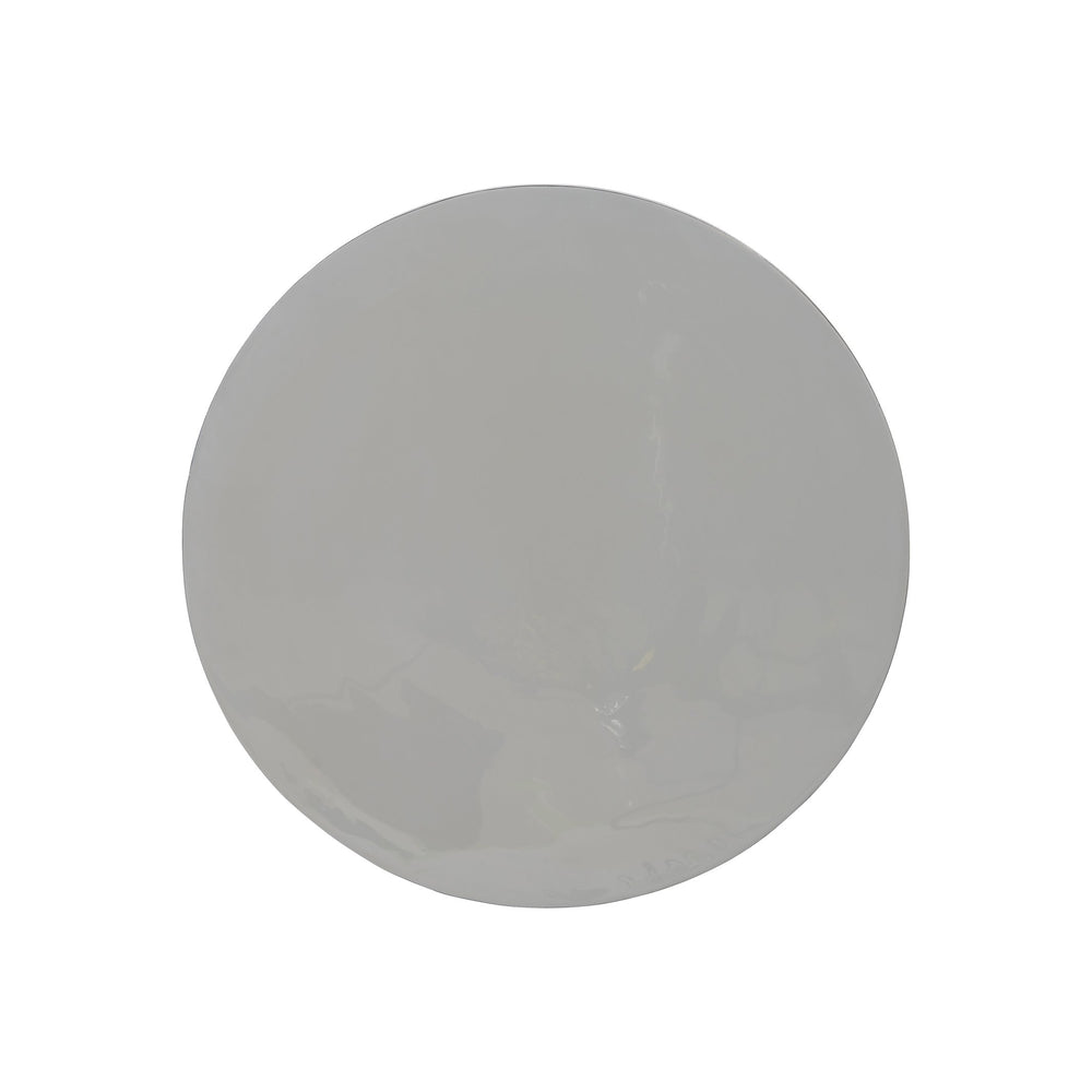 Bernhardt Bernhardt Cast-Aluminum Bonfield Side Table — 22" Round Minimalist Accent Table, Graphite Finish, Durable 407121