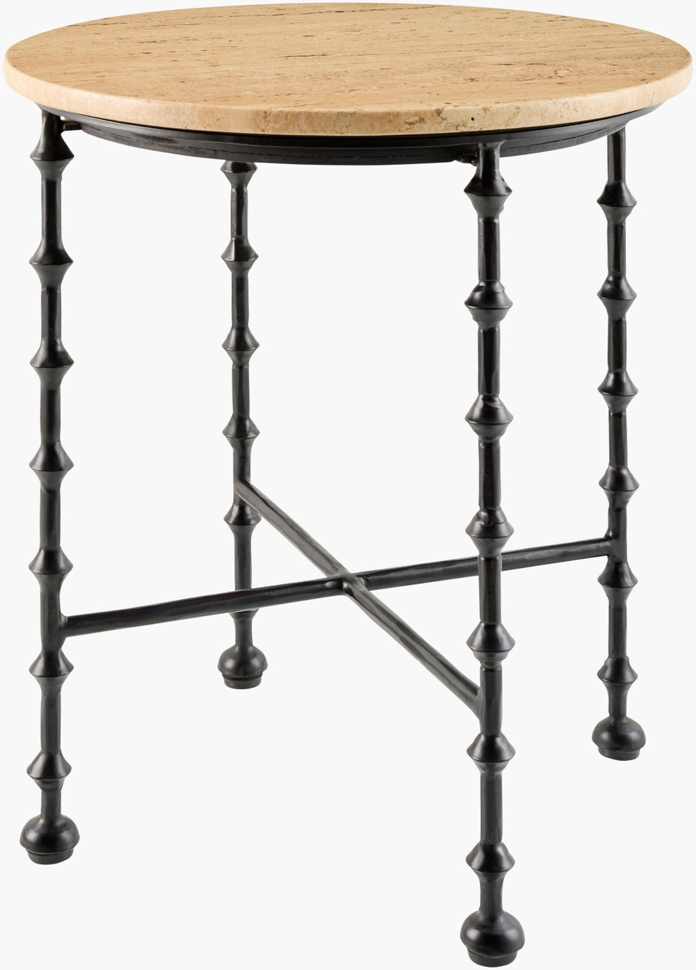 Surya Ando Artisan Handcrafted Industrial Rustic End Table for Indoor and Outdoor Use ANDO001-211818