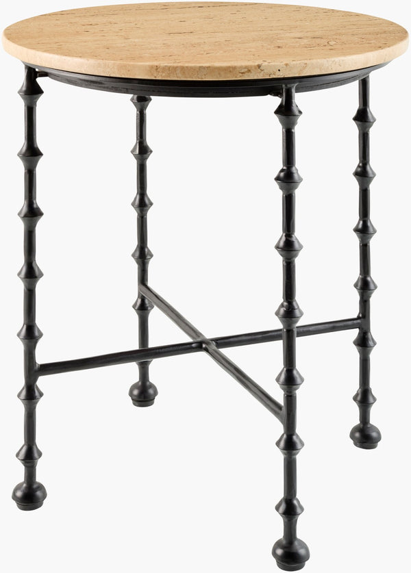Surya Ando Artisan Handcrafted Industrial Rustic End Table for Indoor and Outdoor Use ANDO001-211818