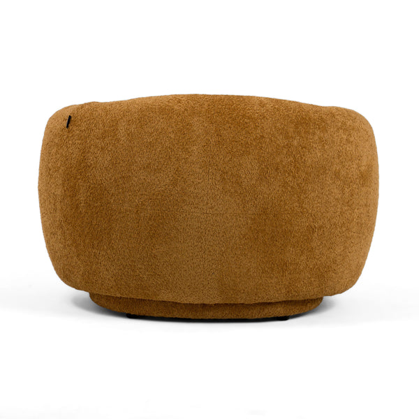 VIG Furniture Divani Casa Andrew - Modern Orange Fabric Accent Chair VGEV-B1830-CHR-ORG