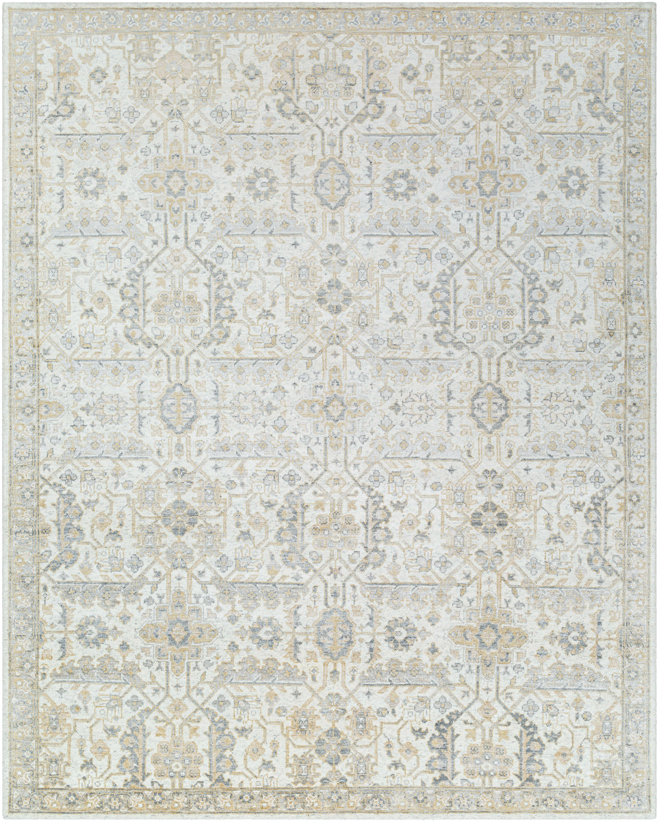 Aleyna ANE-2301 9' x 12' Handmade Rug ANE2301-912  Light Brown, Gray, Olive, Oatmeal, Cream Surya