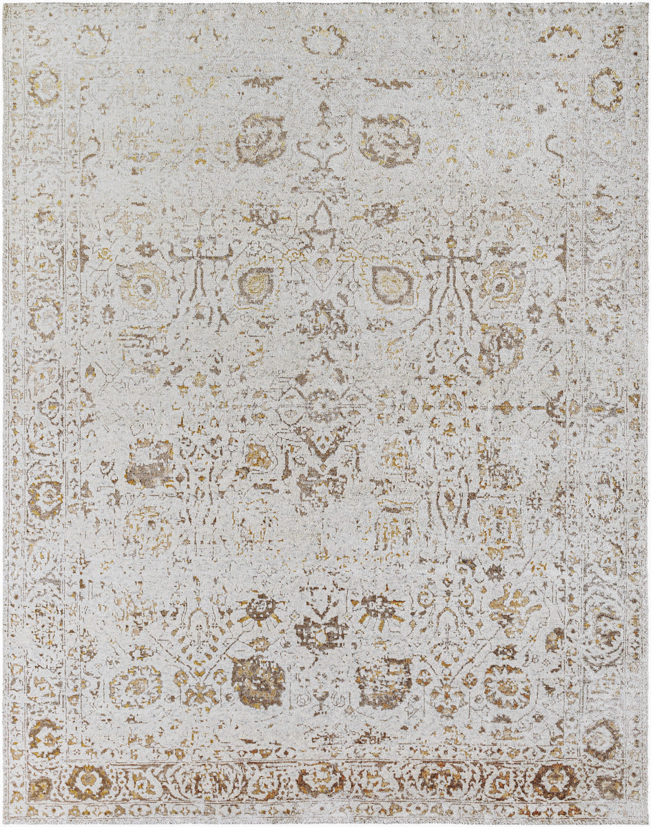 Aleyna ANE-2302 9' x 12' Handmade Rug ANE2302-912  Light Grey, Slate Grey Taupe, Sterling Grey, Khaki Surya