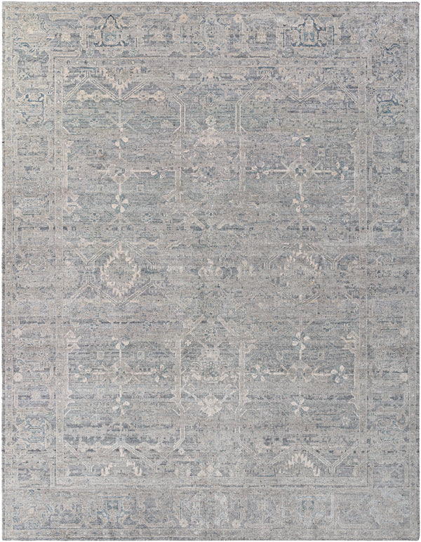 Aleyna ANE-2303 9' x 12' Handmade Rug ANE2303-912  Light Gray, Denim, Pale Blue, Cream Surya