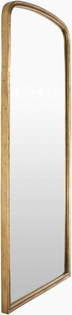 Surya Anemoi Full-length Mirror 69"H X 32"W - Elegant Wall Decor For Timeless Home Aesthetics And Style Frame, Gold Aluminum Anem001-6932