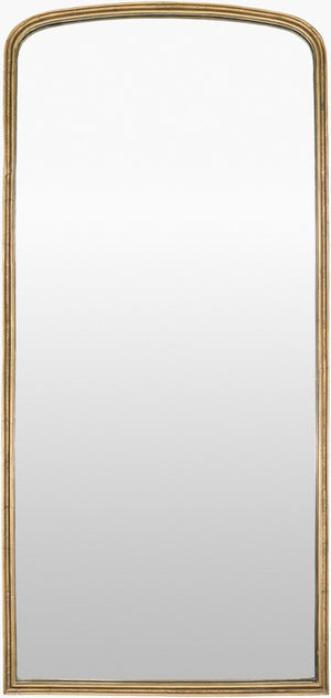 Surya Anemoi Full-length Mirror 69"H X 32"W - Elegant Wall Decor For Timeless Home Aesthetics And Style Frame, Gold Aluminum Anem001-6932