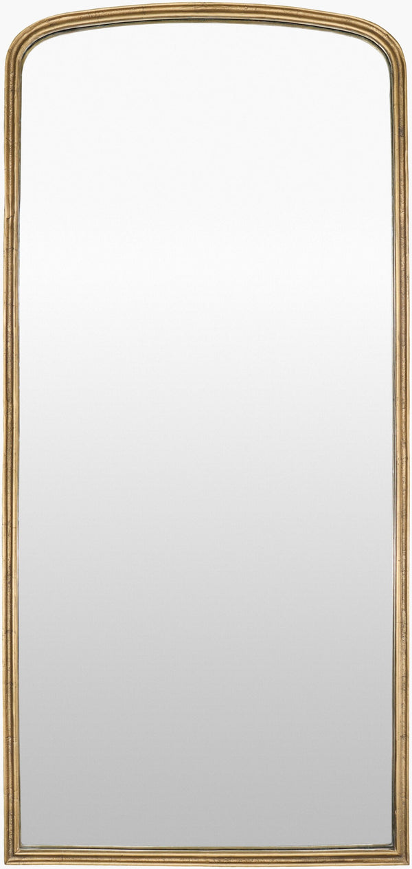Surya Anemoi Full-length Mirror 69"H X 32"W - Elegant Wall Decor For Timeless Home Aesthetics And Style Frame, Gold Aluminum Anem001-6932