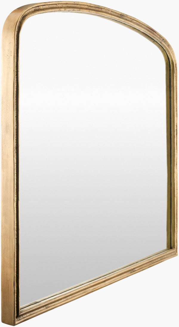 Surya Anemoi 36” X 44” Elegant Accent Mirror - Timeless Wall Decor To Elevate Your Home's Ambiance! Frame, Gold Aluminum Anem002-3644