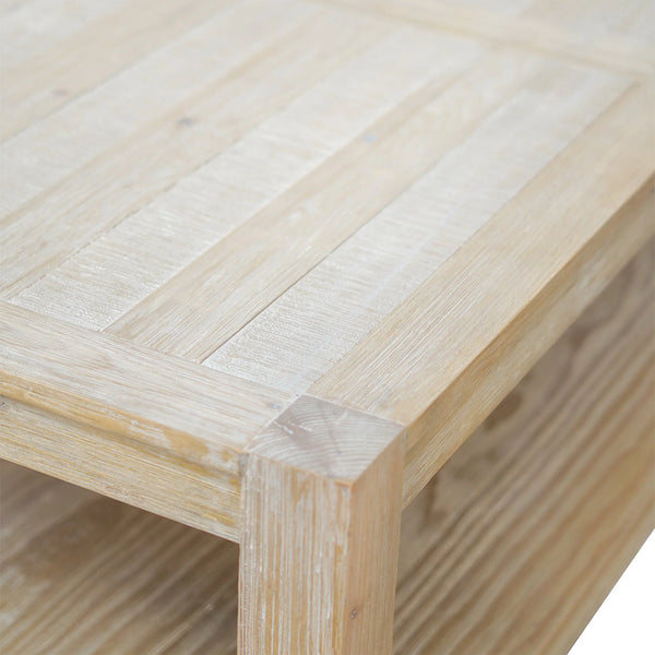 Origins Angelo Solid Pine Coffee Table with Open Shelf Ready to Use in Any Living Room 4545-61