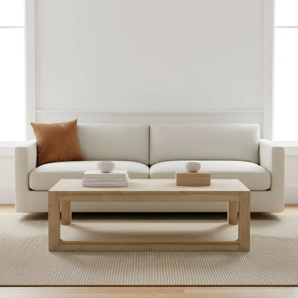 Origins Angelo Solid Pine Coffee Table with Open Shelf Ready to Use in Any Living Room 4545-61