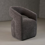 VIG Furniture Modrest Angie - Modern Dark Grey Fabric Dining Chair VGKK-KF-Y1230-DKGRY