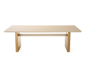 VIG Furniture Modrest Angus - Modern Cream Ash + Gold Dining Table VGGM-DT-1723