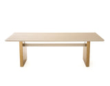 VIG Furniture Modrest Angus - Modern Cream Ash + Gold Dining Table VGGM-DT-1723