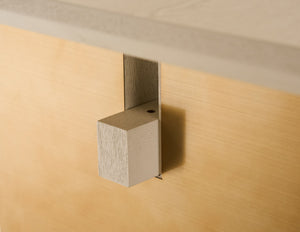 VIG Furniture Modrest Angus - Modern Cream Ash + Gold Dining Table VGGM-DT-1723