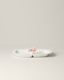 Lenox Profile Divided Tray with Cheers Popper Set White, WHITE PORCELAIN 893867