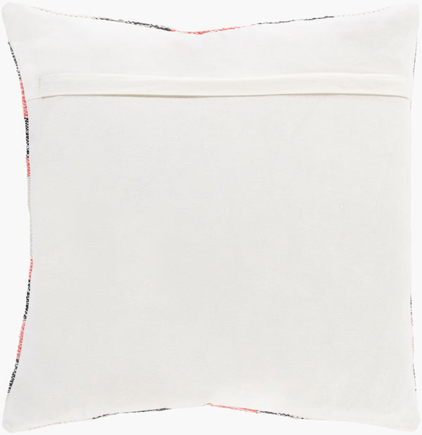 Surya Anika 18"X18" Rustic Elegance Accent Pillow - Durable Cotton Design For Cozy Home Decor Charm Pink Cotton,Cotton Ani001-1818