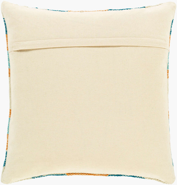 Surya Anika 18"X18" Rustic Elegance Accent Pillow - Durable Cotton Design For Cozy Home Decor Charm Burnt Orange Cotton,Cotton Ani002-2222d